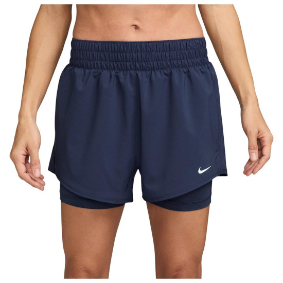 Nike Γυναικείο σορτς One Dri-FIT High-Waisted 3'' 2in1 Shorts